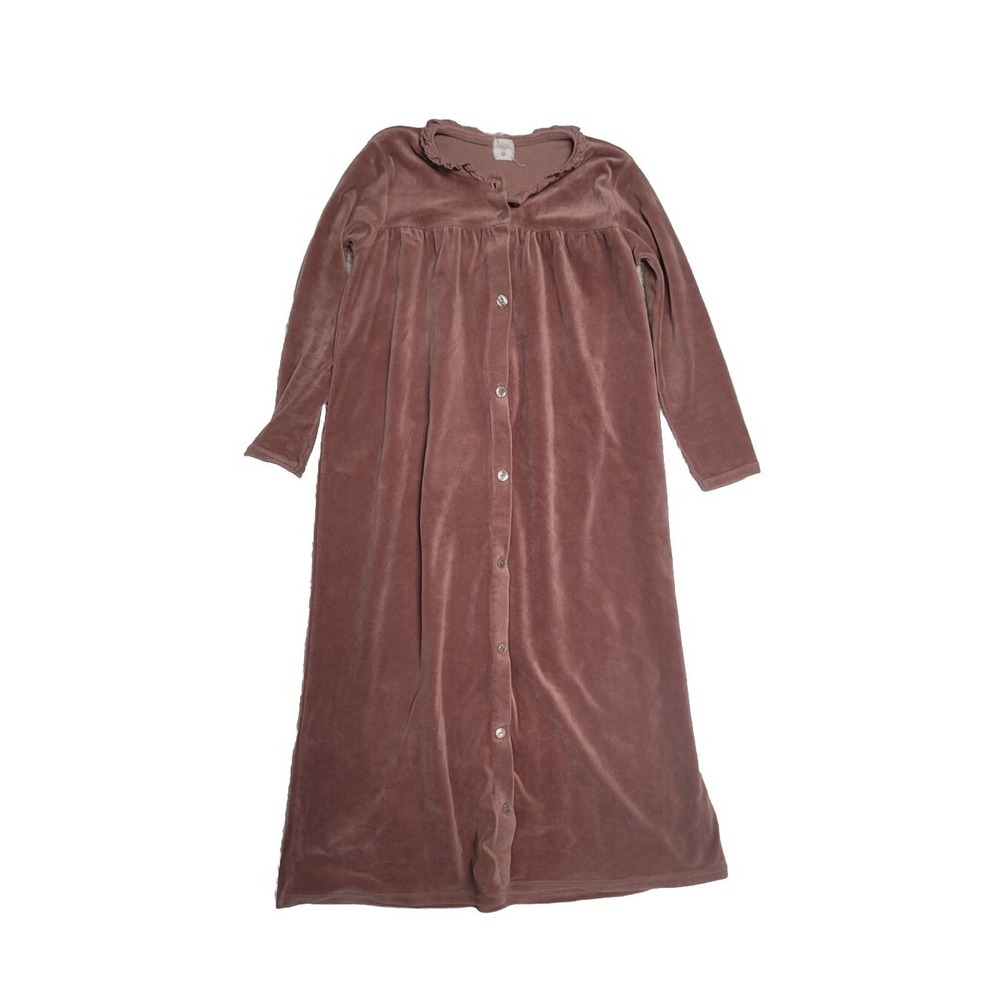 Analogie By Lil Legs Girls Dress Robe   Maxi Size 7 Pink Velour